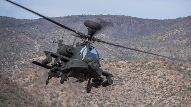 The Australian Army is acquiring Boeing AH-64E Apache Guardian attack helicopters. Picture: US Air Force