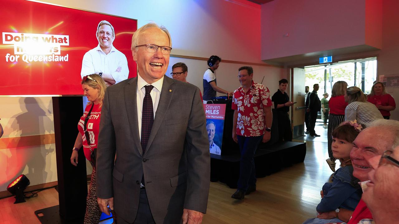 Former Premier Peter Beattie was all smiles at the launch. Picture: Adam Head