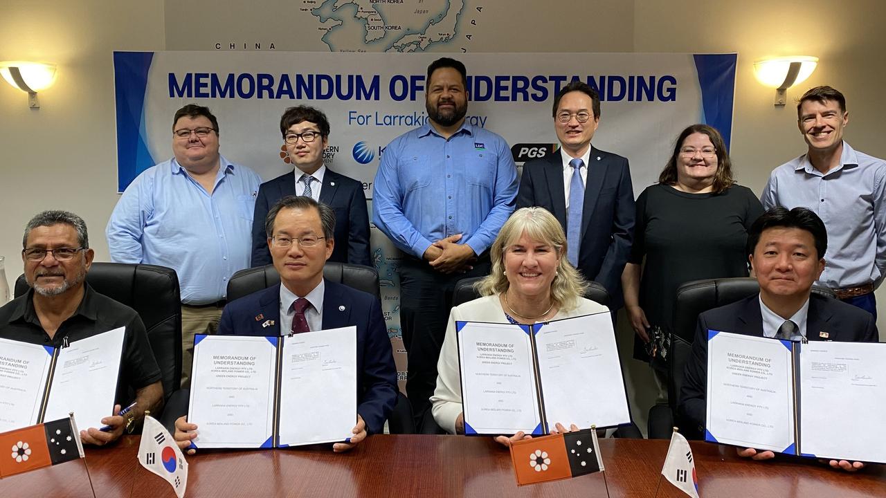 This week the Territory Government has signed a Memorandum of Understanding with Larrakia Energy and Korea Midland Power Co. to build the Green Energy Project, a 300MW solar farm near Middle Arm. Picture: Supplied