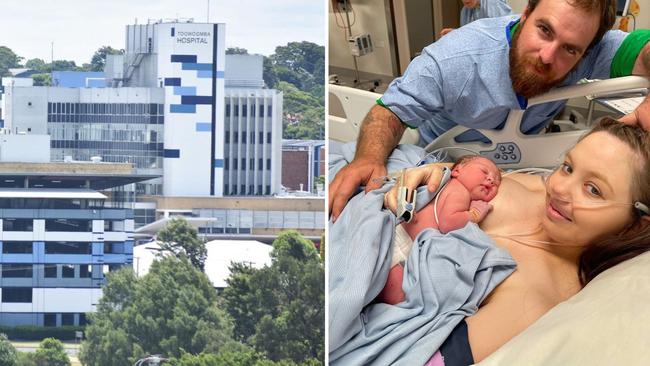 Daniel and Madalyn May-lyons were the only couple at Toowoomba Base Hospital to welcome a Christmas bundle of Joy, Ella Paige-Rose May-lyons. December 25, 2023.