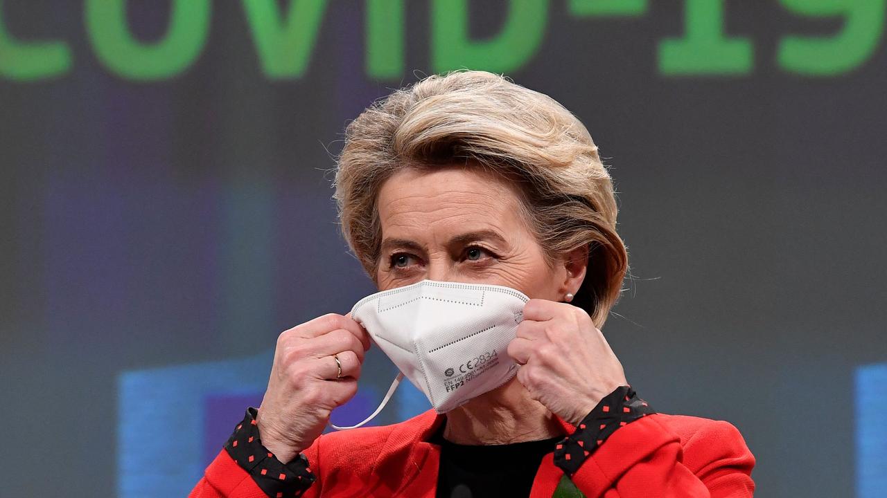 European Commission President Ursula von der Leyen said all options were on the table. Picture: AFP