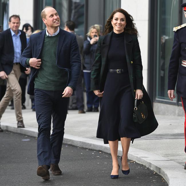 Prince William and Princess Kate visit the Royal Liverpool University Hospital two days after the official release of Spare. Picture: Bruce Adams-WPA Pool/Getty Images