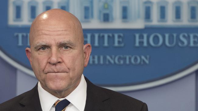 National Security Adviser H.R. McMaster’s role is living on borrowed time, according to reports. Picture: AFP/Saul Loeb