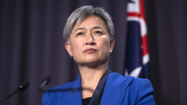 Penny Wong will make her first official visit to Papua New Guinea on Monday. Picture: NCA NewsWire/Gary Ramage