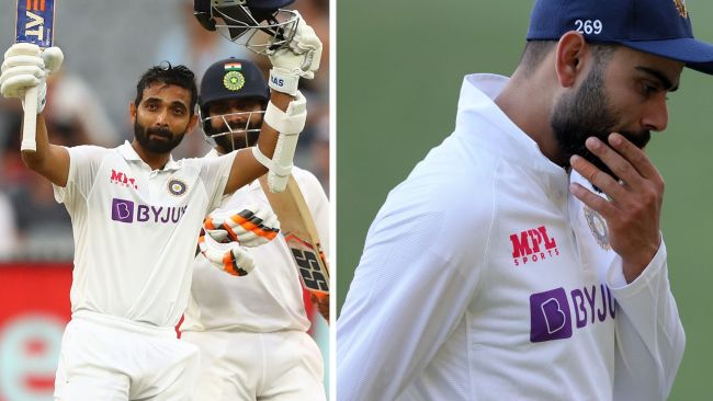 Ajinkya Rahane's spectacular century has seen fans turn on Virat Kohli.