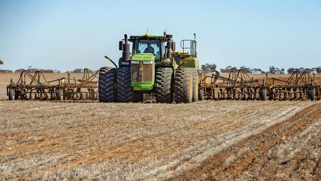 There are no commercial alternatives to diesel-powered trucks and tractors, and Australia’s large size meant electric vehicles were still not an option. Picture: Zoe Phillips