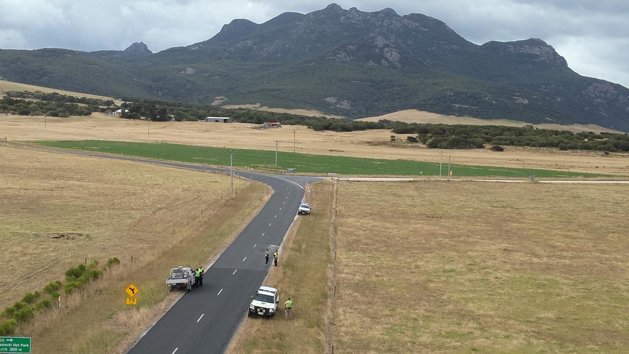 Four people are facing charges over drug, firearm and wildlife offences as a result of a police operation on Flinders Island earlier this week. Photo: DPFEM,