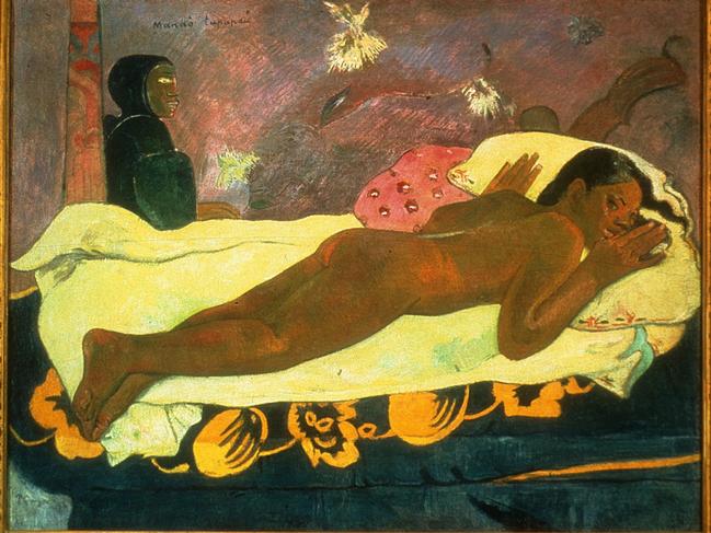 Paul Gauguin painting Manao Tupapau (Spirit of the Dead Watching).