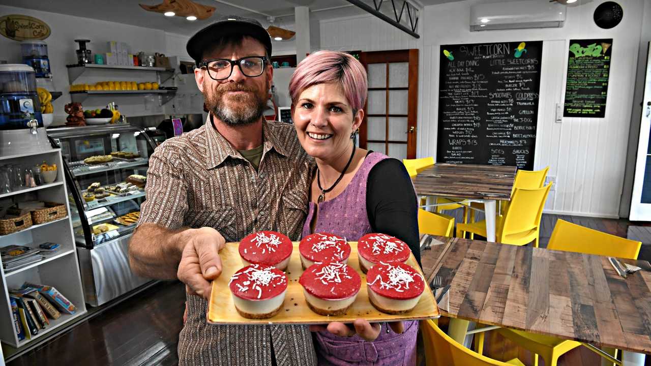 SWEET SUCCESS: Shane Graham and Laurie Sale from Sweet Corn Cafe in Burnside love to serve the local community. Picture: Warren Lynam