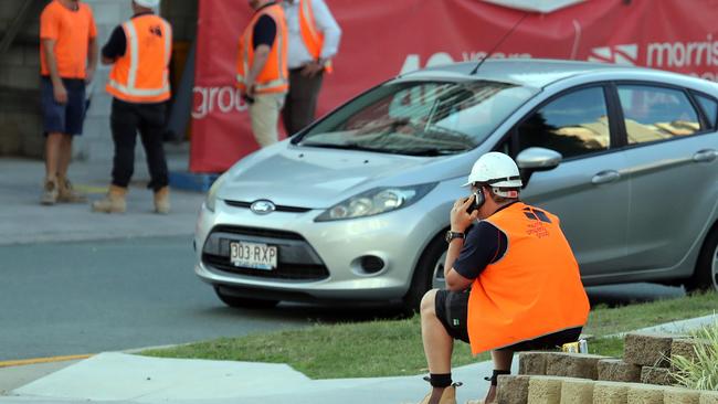 The worksite has been issued a nondisturbance notice until WorkSafe finishes its investigation. Photo by Richard Gosling