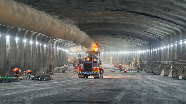 A tunnel in the WestConnex project