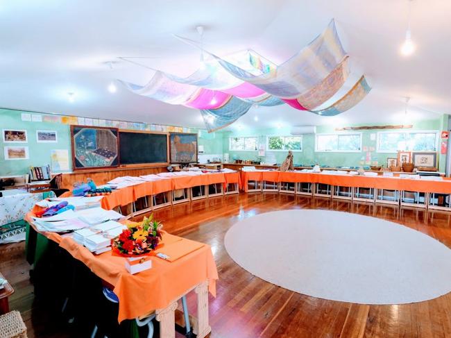 A primary school classroom at Central Coast Steiner School.