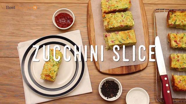 Easy Zucchini Slice, A Family Favourite