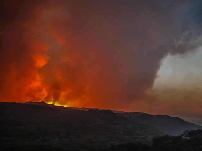 People planning to travel to the popular tourist area this weekend have been told to stay away. Picture: DFES incident photographer Sean Blocksidge