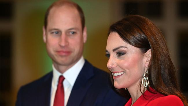 William and Catherine create ‘a pleasing vibe’. Picture: AFP