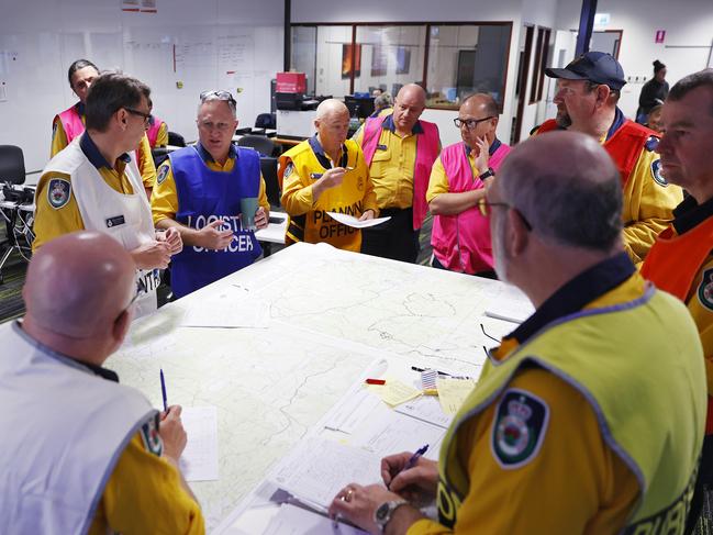 The RFS hold a three-day mock fire emergency at their Nowra HQ to prepare for bushfires. Picture: Sam Ruttyn