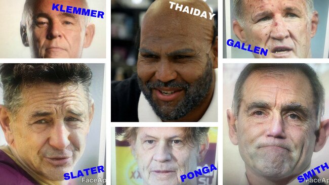 The NRL's finest — in 50 years time.