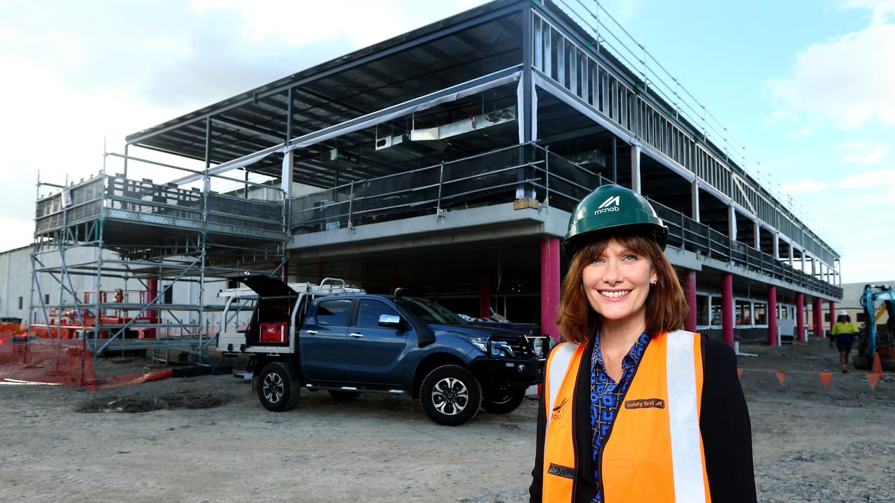 Universal Stores CEO Alice Barbery at their new headquarters and distribution centre being build at TradeCoast Central in Eagle Farm.