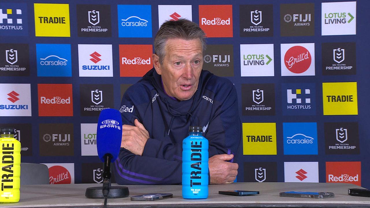 Craig BEllamy press conference grab