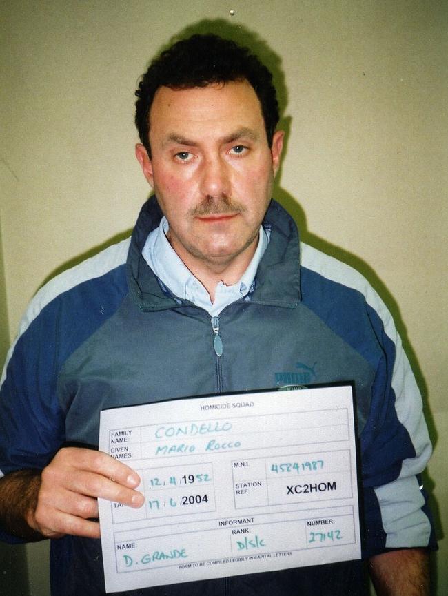 A police mugshot of Mario Condello.