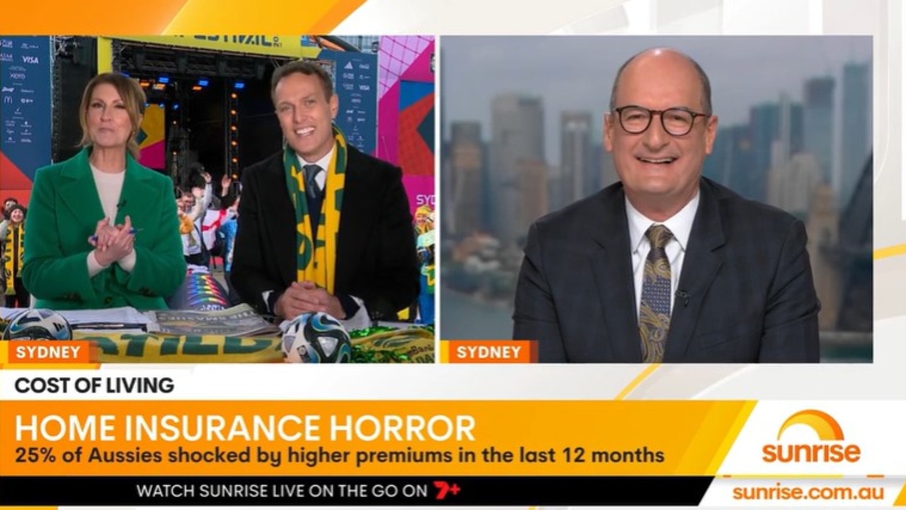 David Koch was a surprise guest this morning on Sunrise.