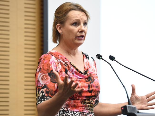 Health Minister Sussan Ley says junk policies should be ‘called out’. But will she ban them? Picture: Lawrence Pinder