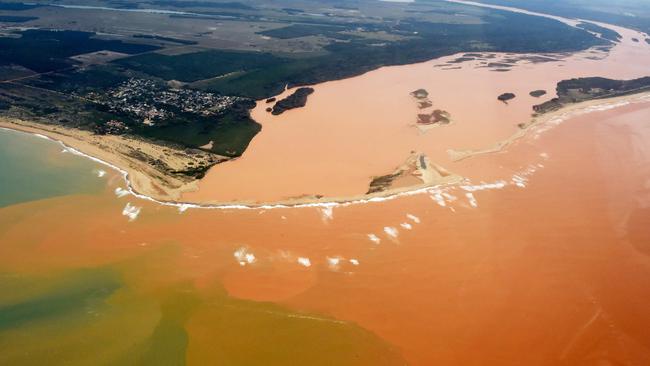 The collapse of the Fundao tailings dam caused a mudslide that killed 19 people, destroyed nearby villages and devastated the Rio Doce river basin, the second-largest river system in Brazil. Picture: AFP/Espirito Santo state press office/Fred Loureiro