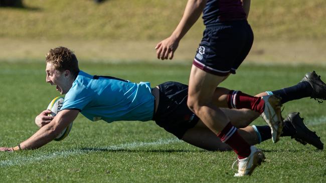 NSW I’s Patrick Broe in full flight.