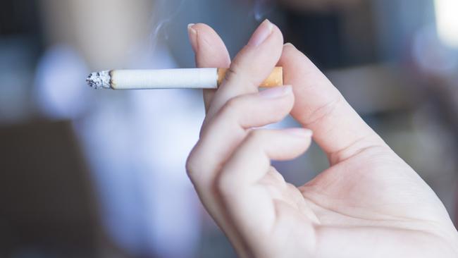 A man was sentenced in court for abusing a security guard who had prohibited his wife from collecting cigarette butts at Townsville University Hospital.