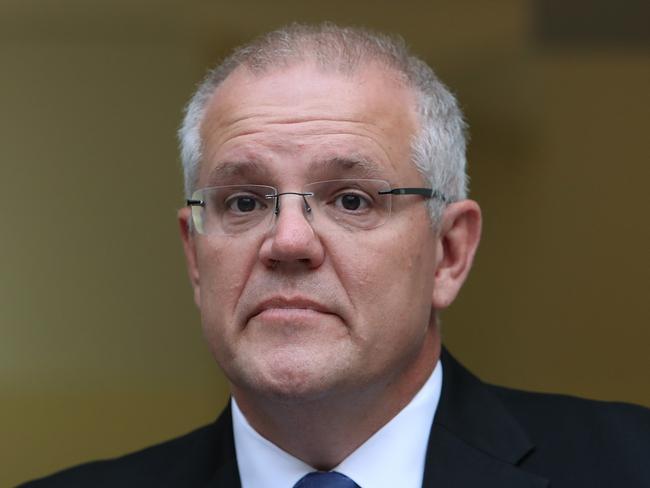 Prime Minister Scott Morrison faces a revolt over the mine’s approval. Picture: Kym Smith