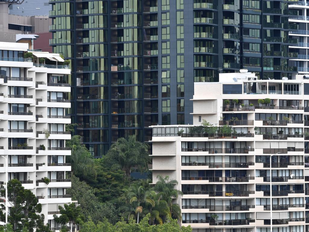 Apartment buildings have proliferated in inner Brisbane.