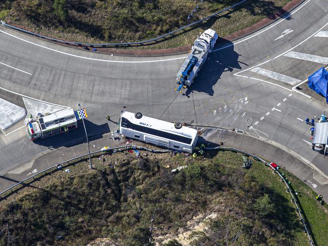 It’s Australia’s worst road accident since 1994. Picture: Christian Gilles/NCA NewsWire