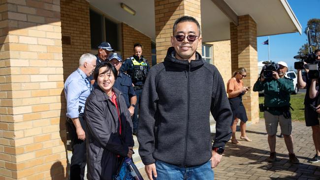 Mr Shi says he and his family are ‘beyond relieved’. Picture: Mark Stewart