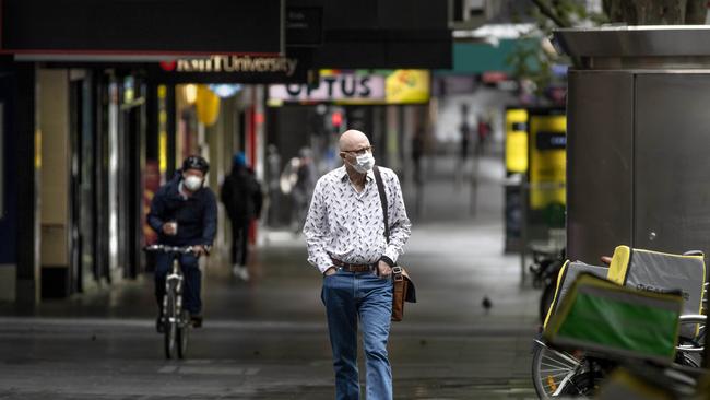 Melbourne has been under stage four lockdown for months. Picture: David Geraghty