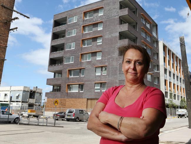 She had to fight for a sales job at a real estate agency. Now she builds affordable housing developments like this block at Carriageworks, in the inner-Sydney suburb of Eveleigh.