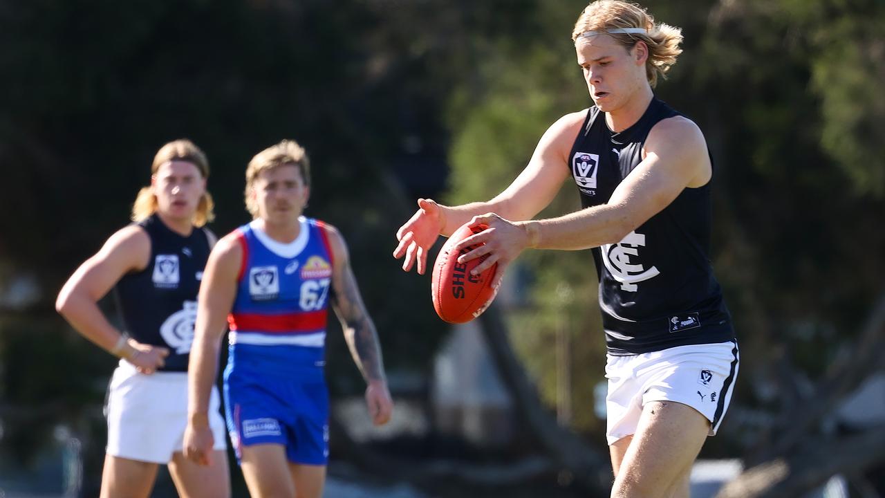 Tom De Koning has been stuck in the VFL. Picture: Ian Currie