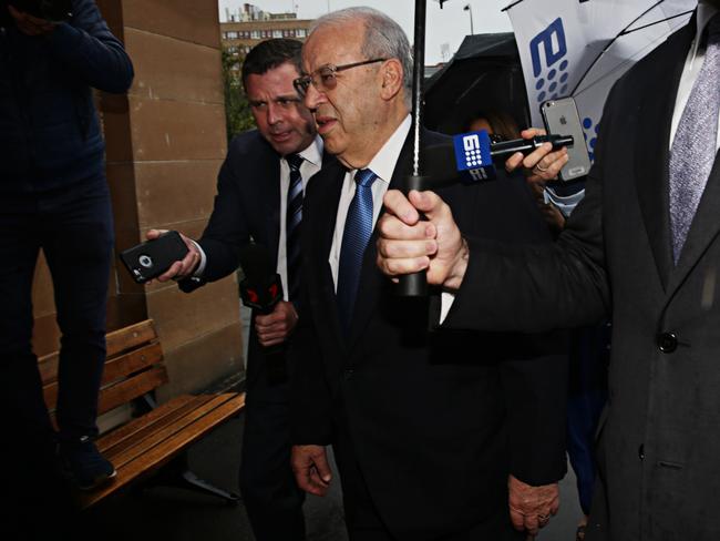Obeid enters court today. Picture: Adam Yip
