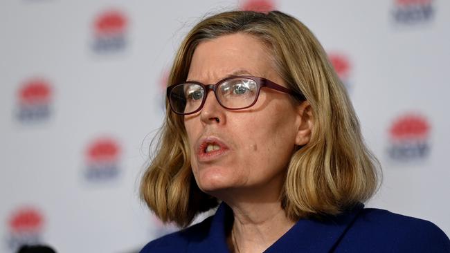 NSW chief health officer Dr Kerry Chant speaks to the media during a COVID-19 press conference in Sydney. Picture: NCA NewsWire/Bianca De Marchi