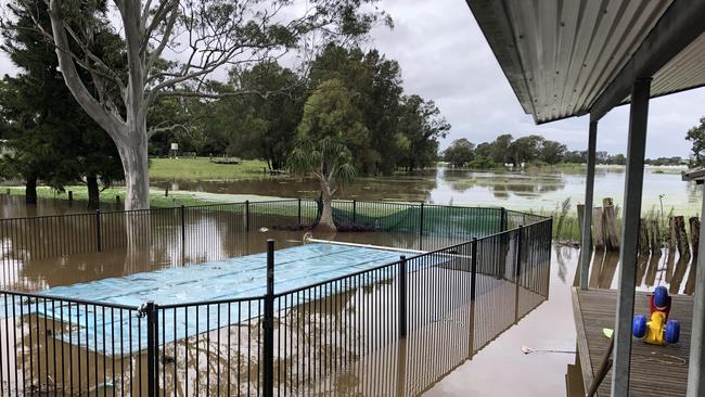 Farmer Darren Croker’s property has been devastated by drought, bushfires and now floods. Picture: Supplied