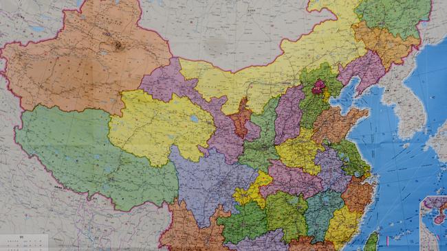 A generic map of China.