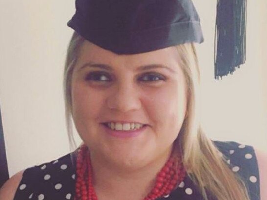 Charles Darwin University law graduate Samantha Alexander, a Darug woman out of western Sydney, is on track to be Australia's first blind Aboriginal lawyer. Picture: Supplied