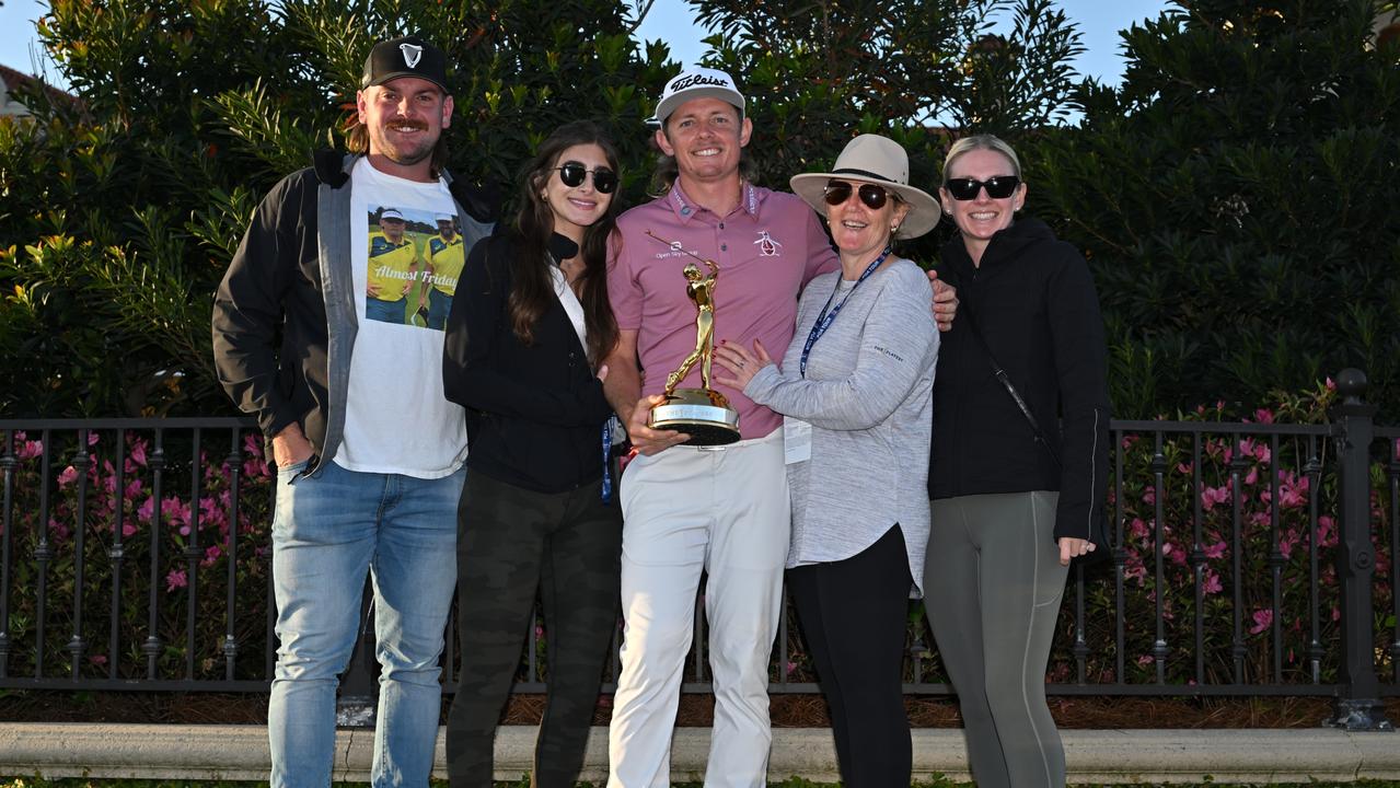 Cameron Smith with The Players Championship trophy. Picture: Ben Jared/PGA Tour via Getty Images