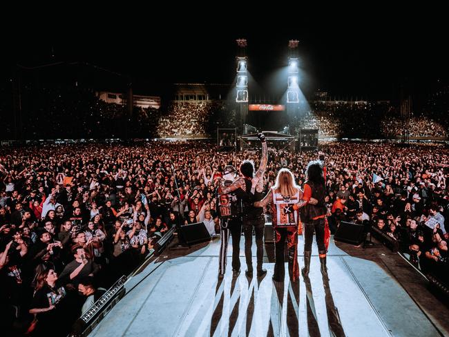 Motley Crue are bring The World Tour alongside Def Leppard to Brisbane Picture: Sam Shapiro