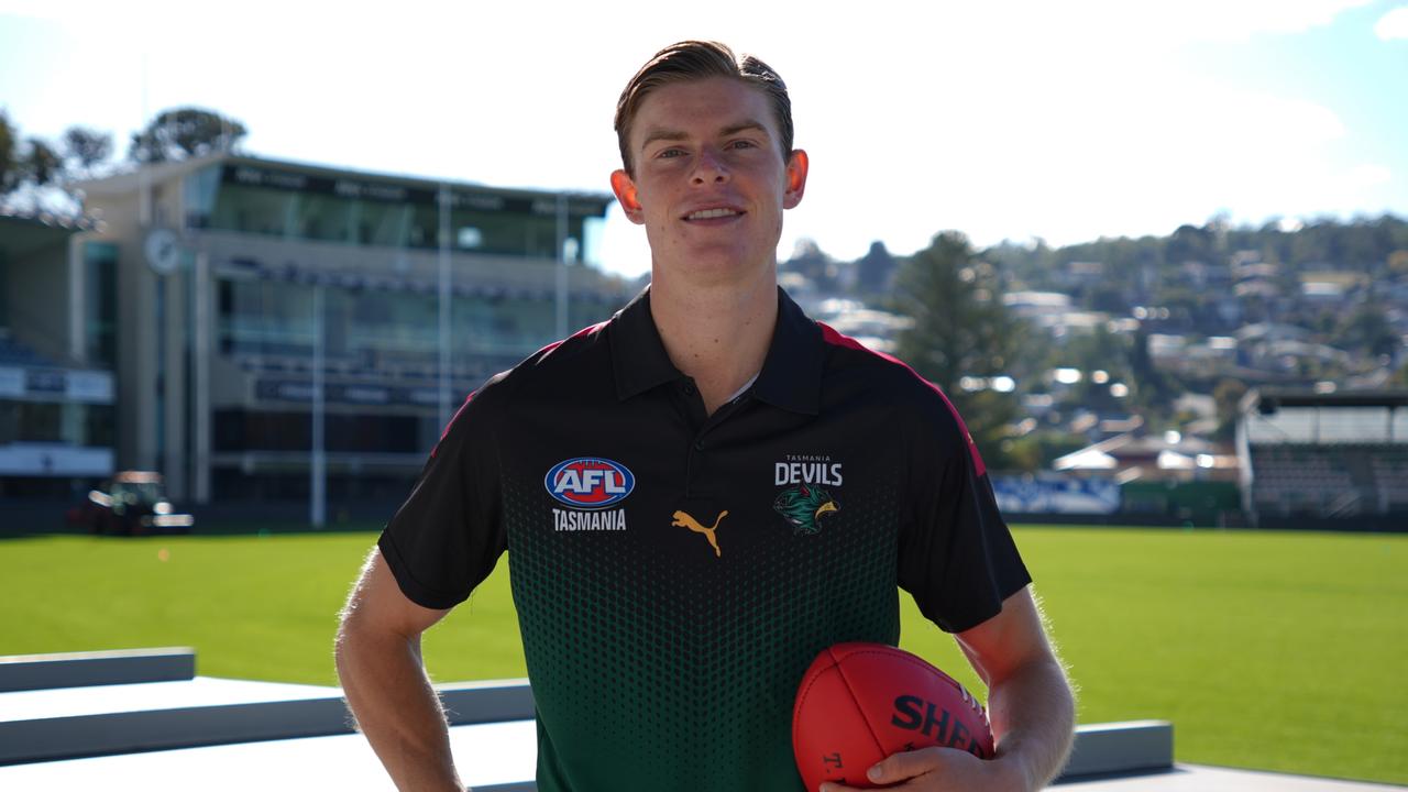 ‘Loving it’: Ex-AFL draftee opens up on Tassie return