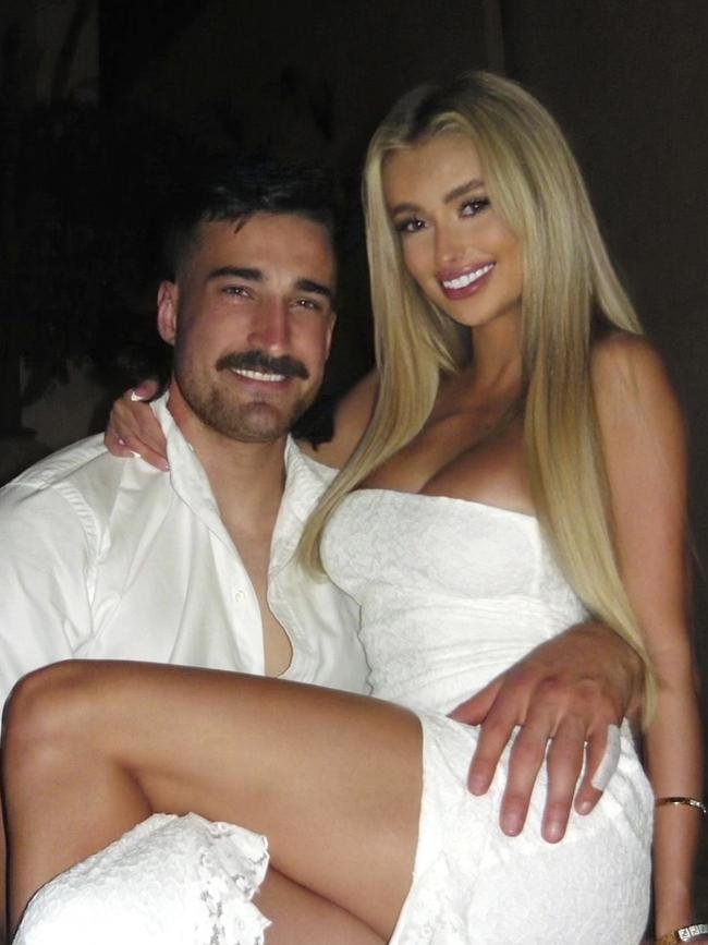 Port Adelaide ruckman Ivan Soldo and Chelsea Becirevic. Picture: Supplied