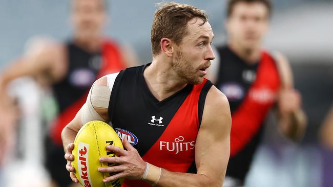 Devon Smith had just four disposals against the Lions. Picture: Michael Klein