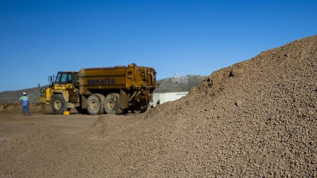 Shenghe Resources is best known for helping bankroll the return to production of the only operating rare earths mine in the United States, Mountain Pass. Picture: Joe Buglewicz/Bloomberg