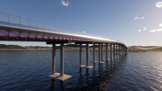 Designs for the upgrade of the Tasman Bridge were released by the State Government