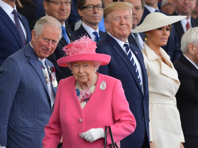 President Trump has longed enjoyed a warm relationship with the British royal family. Picture: AFP