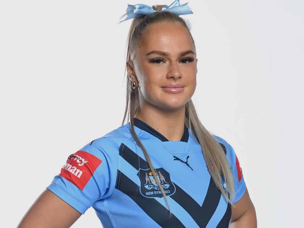 Kate Fallon lined up for the New South Wales in the U19s Origin. Picture: Contributed